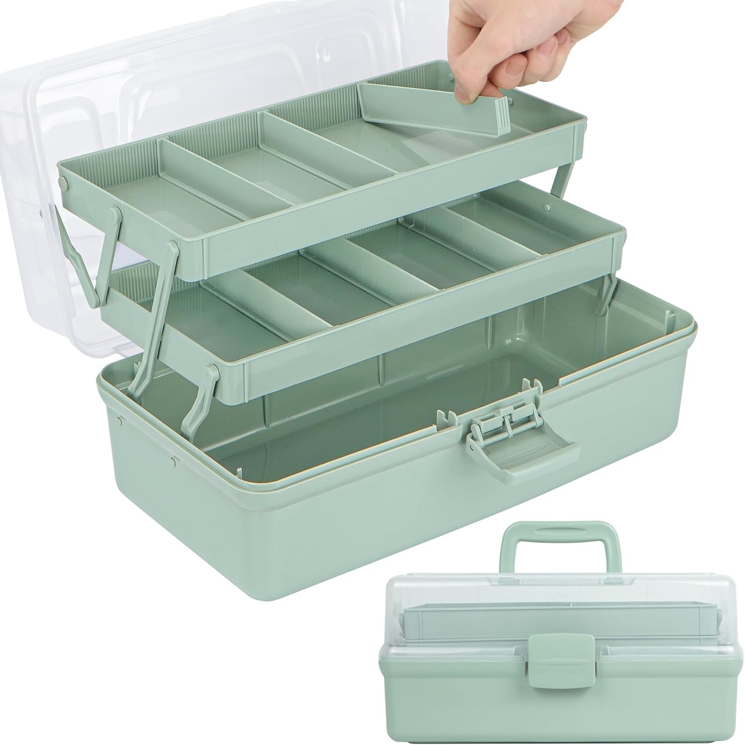 14in 3-Layer Multipurpose Craft Organizers for All Needs