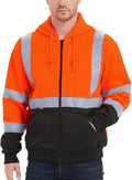 ProtectX Hi Vis Hoodie for Men - Class 3 High Visibility Safety