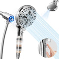 5ft Filtered Handheld Shower Head with 10 Spray Modes - High Pressure