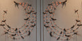 Lighted Halloween Garland with Bats 6FT - Dual Color Fairy Lights