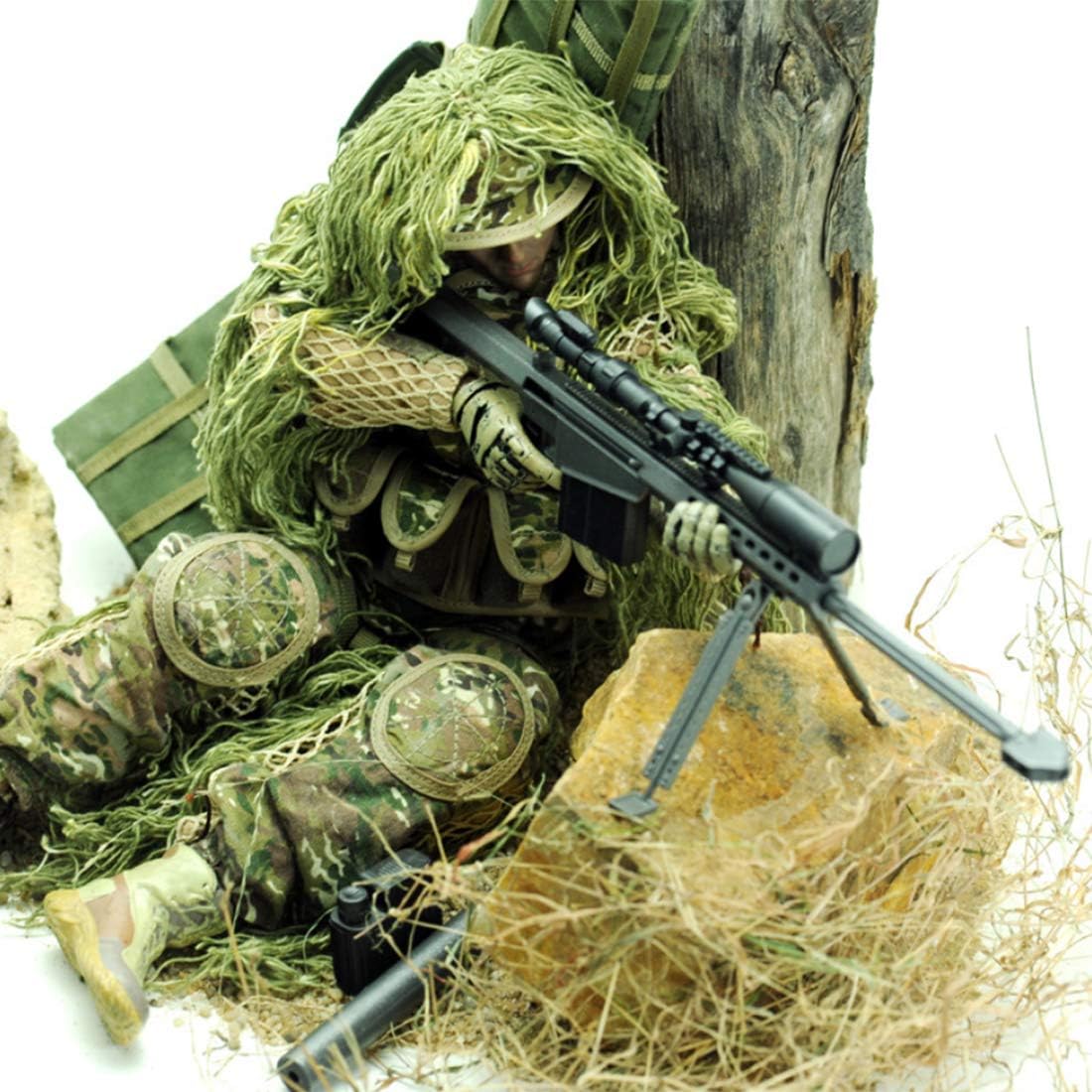 12 Inch Action Figures Military Set - All Terrain Sniper Soldier
