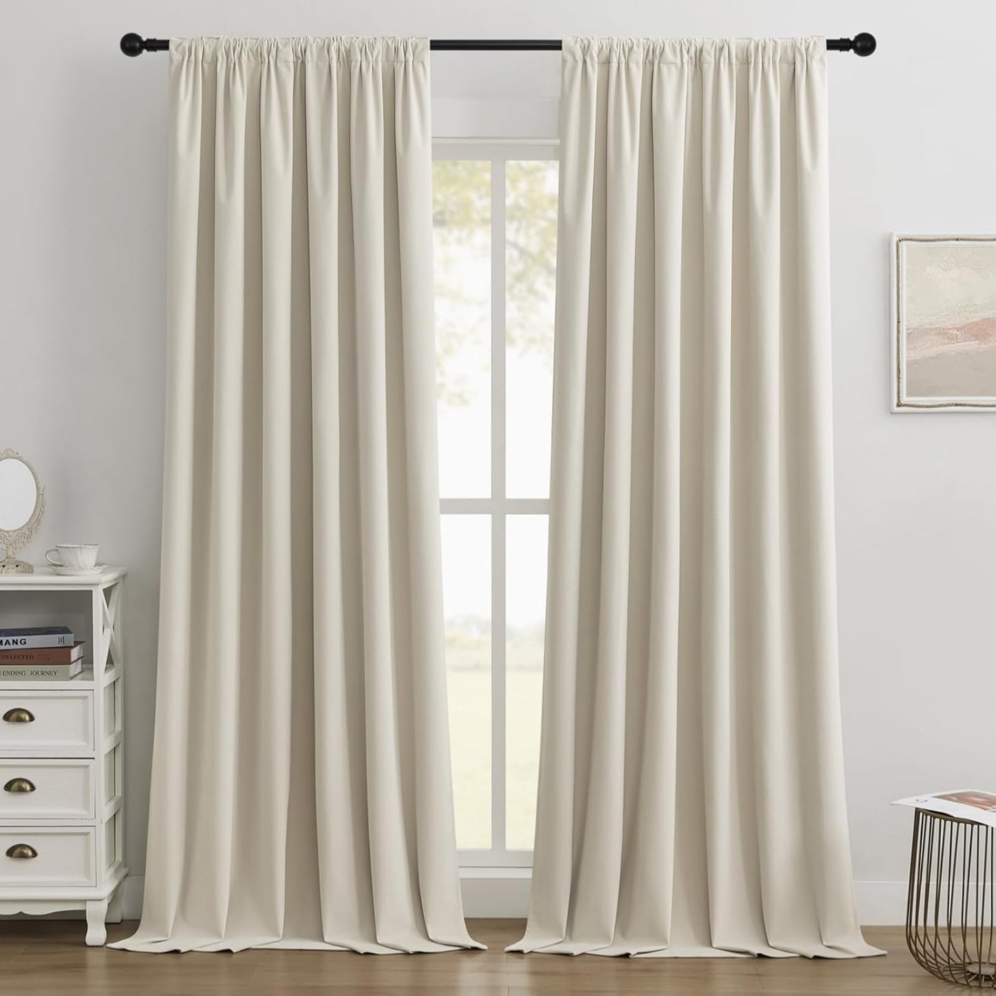 Luxury 100% Blackout Velvet Curtains 108 - Joydeco