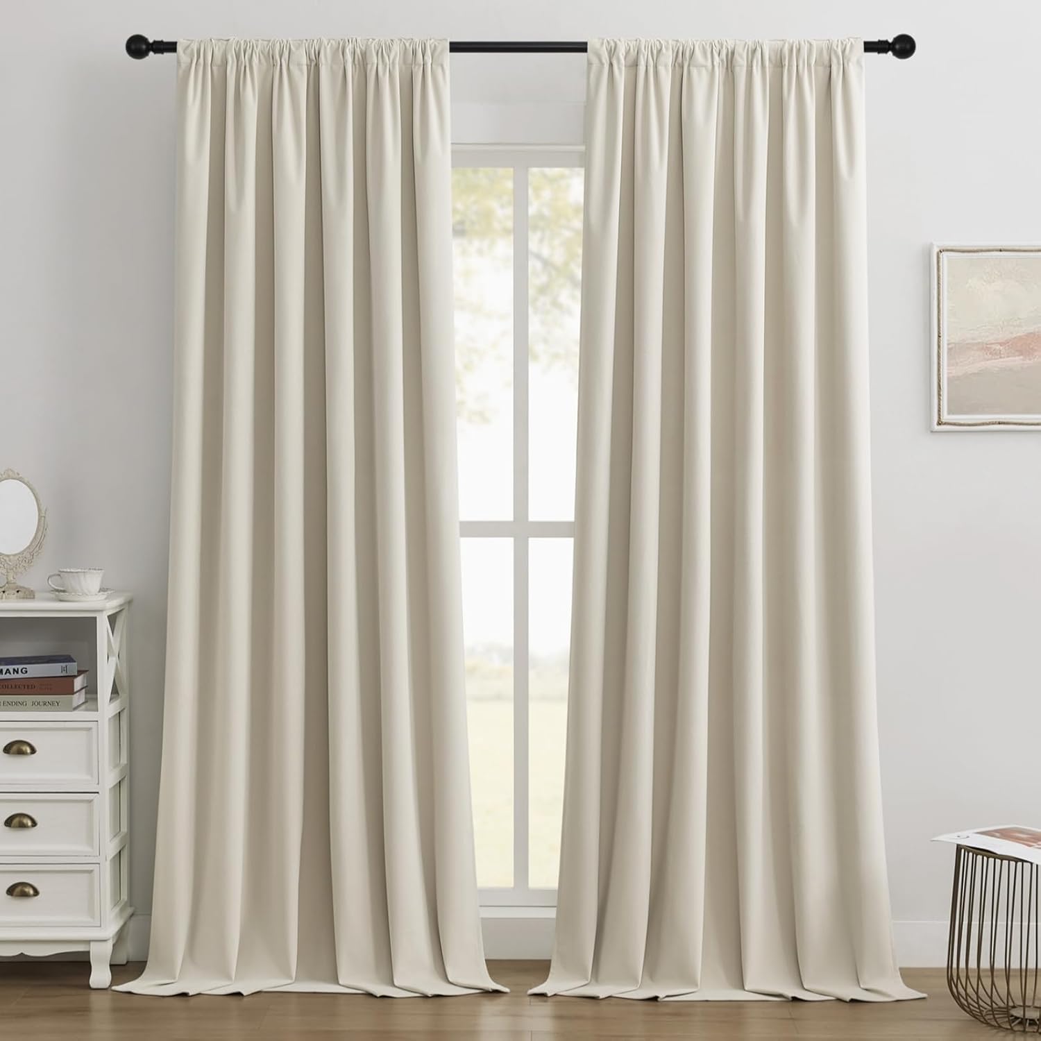 Luxury 100% Blackout Velvet Curtains 108 - Joydeco