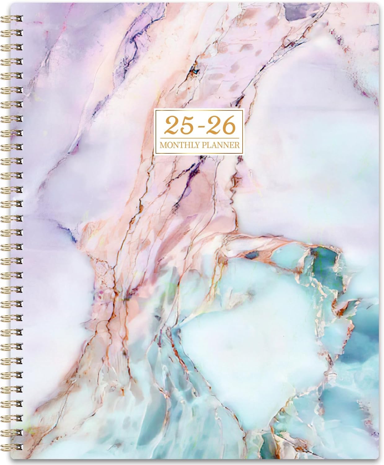 2025-2026 Monthly Planner: 2 Year Planner, 8.5'' x 11'', Tabs, Pocket