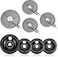 Electric Stove Burner Drip Pans WB31M19 & WB31M20 Set - Durable
