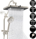 13ft Rainfall Shower Head Combo - High Pressure 5 Spray