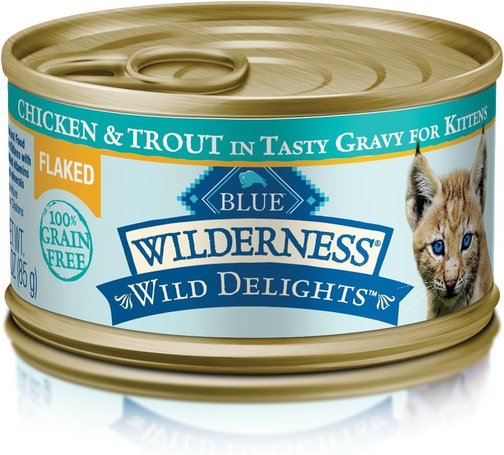 Blue Buffalo Wilderness Wild Delights Wet Food for Kittens
