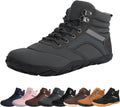 Womens Winter Barefoot Boots Wide Toe Box - Warm Crystal Velvet