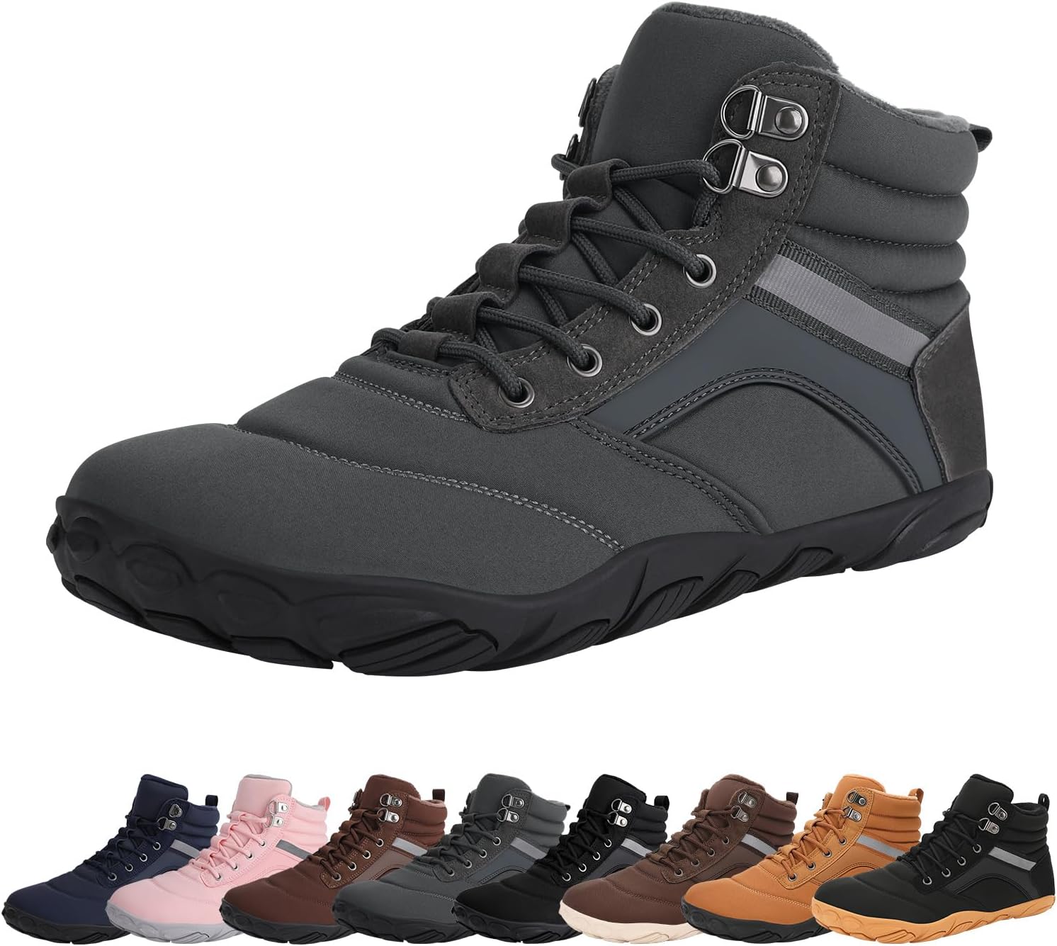 Womens Mens Winter Barefoot Boots for Comfort and Warmth