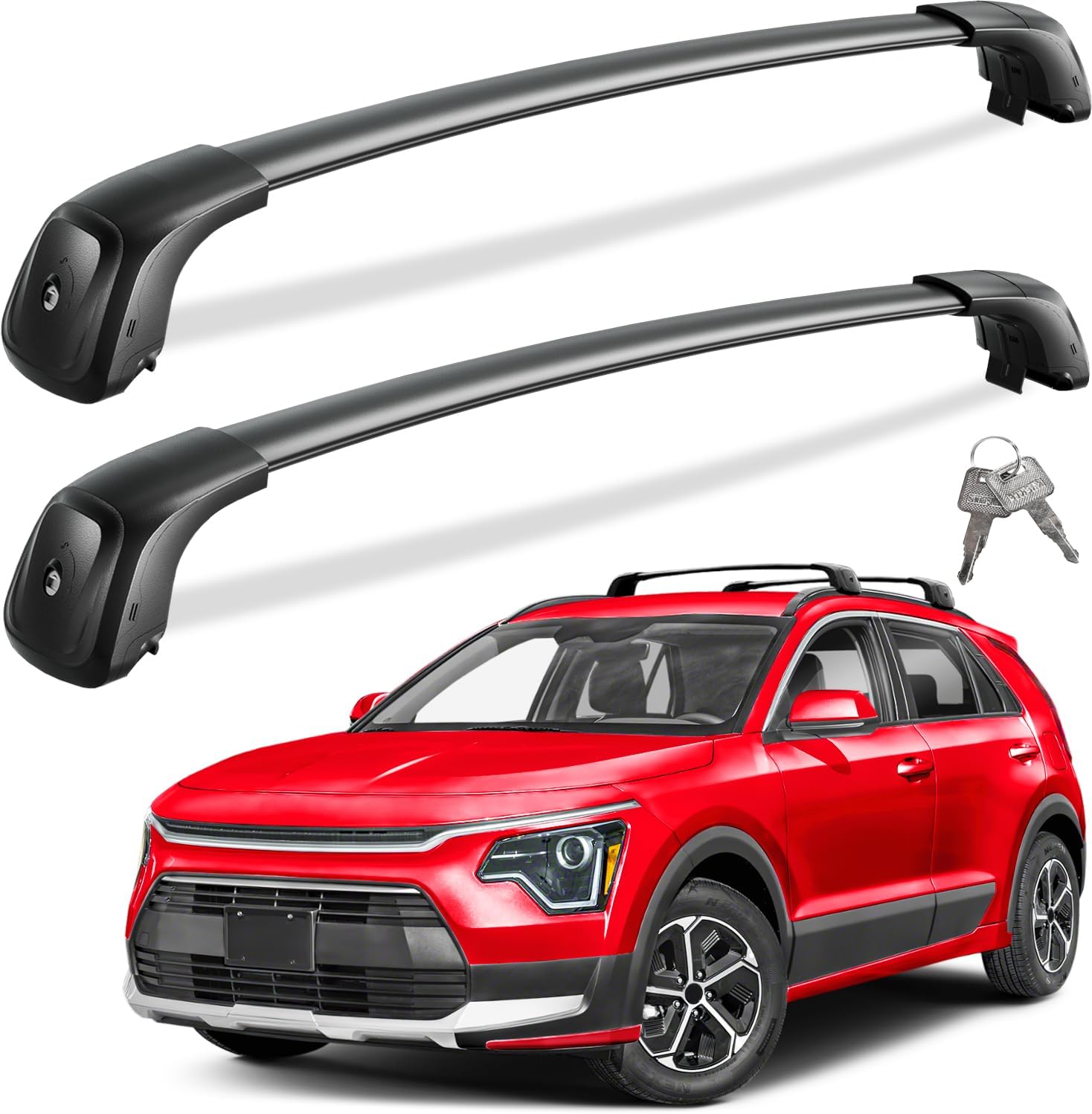 Roof Rack Cross Bars for Kia NIRO 2023 2024 2025 Models