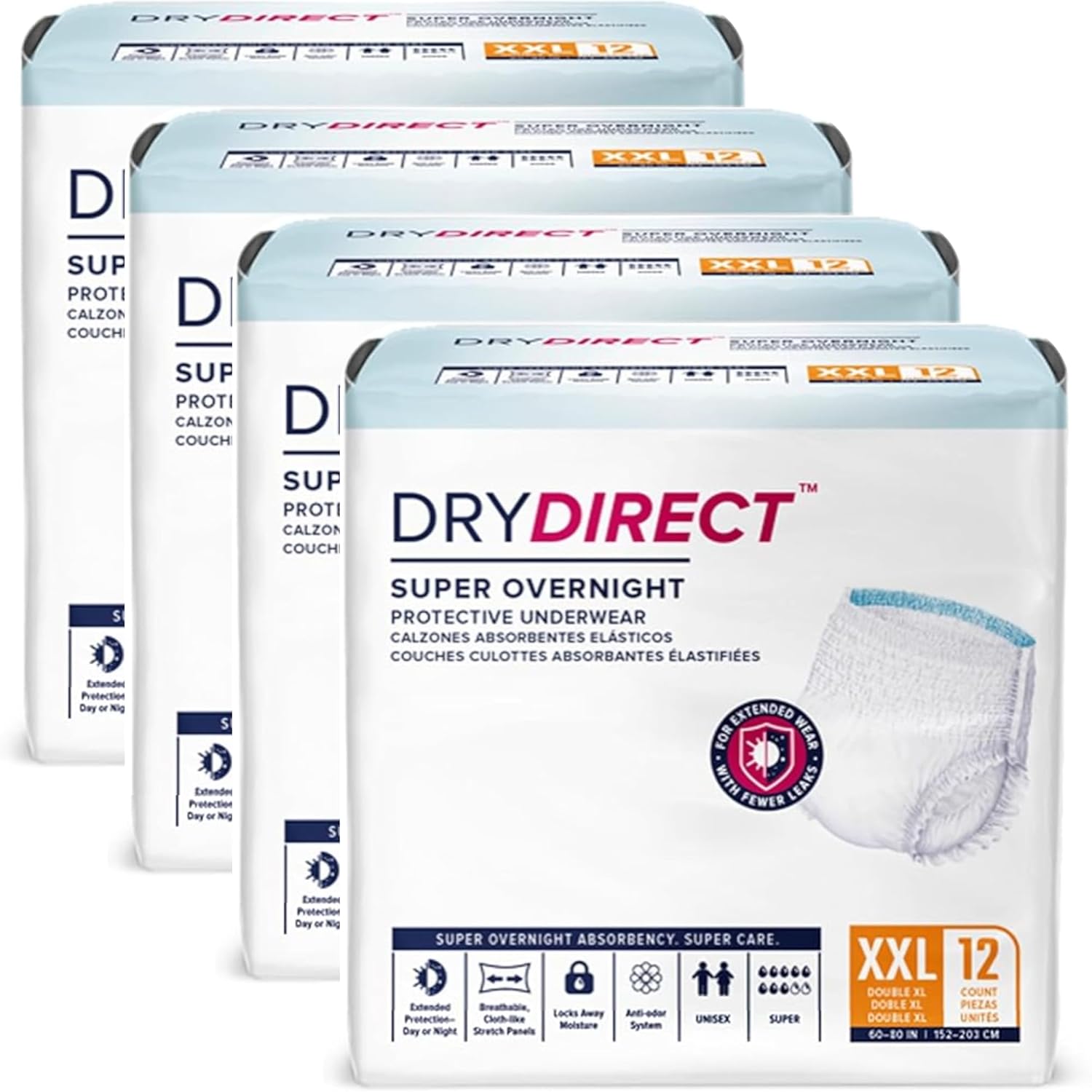 Dry Direct Super Overnight Underwear for Ultimate Comfort