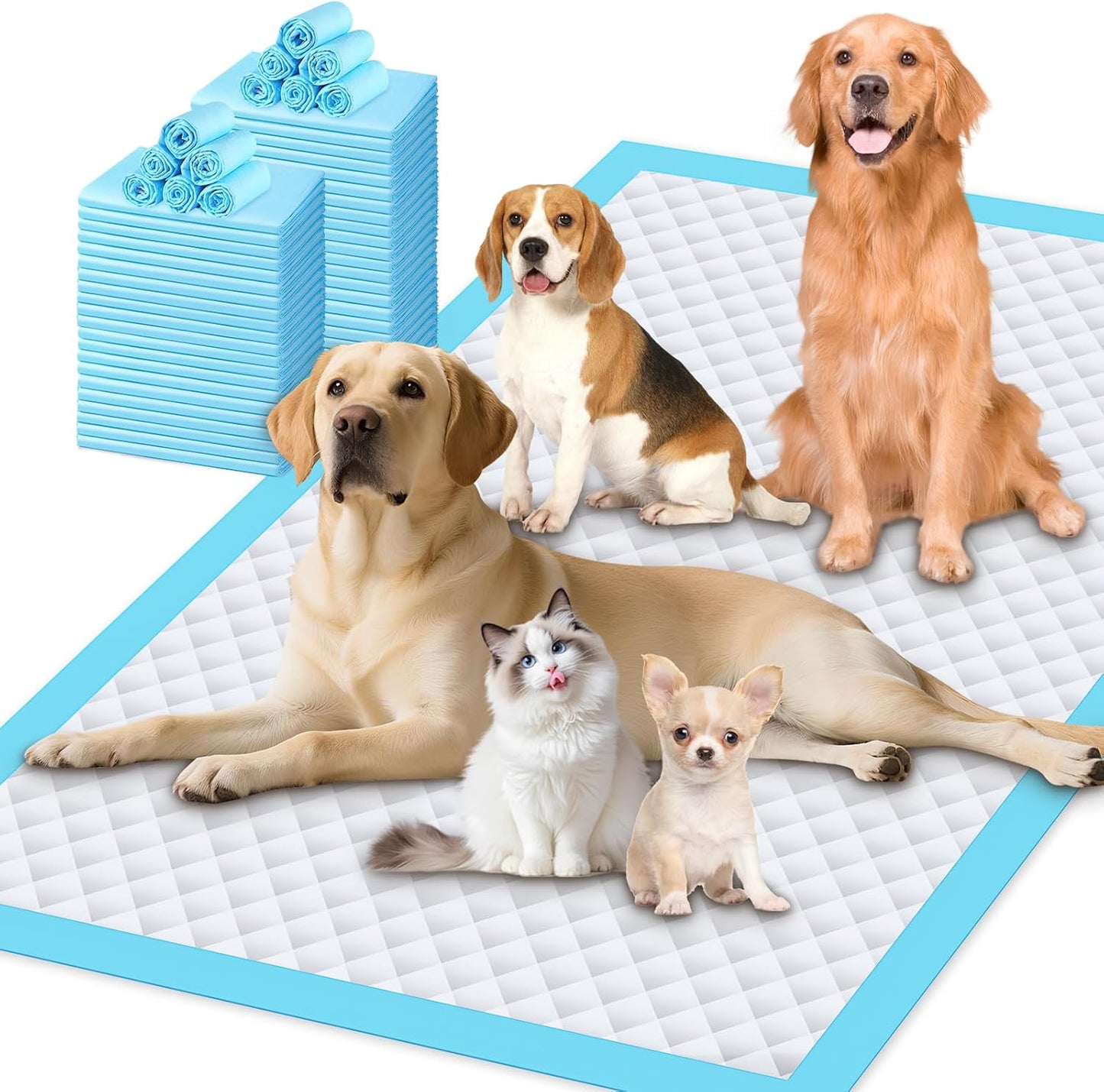 Gimars 130G Extra Large Puppy Pads for Large Breeds & Multi-Dog Homes