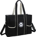 Canvas Tote Bag for Women Large Work Tote - Organized Travel Tote