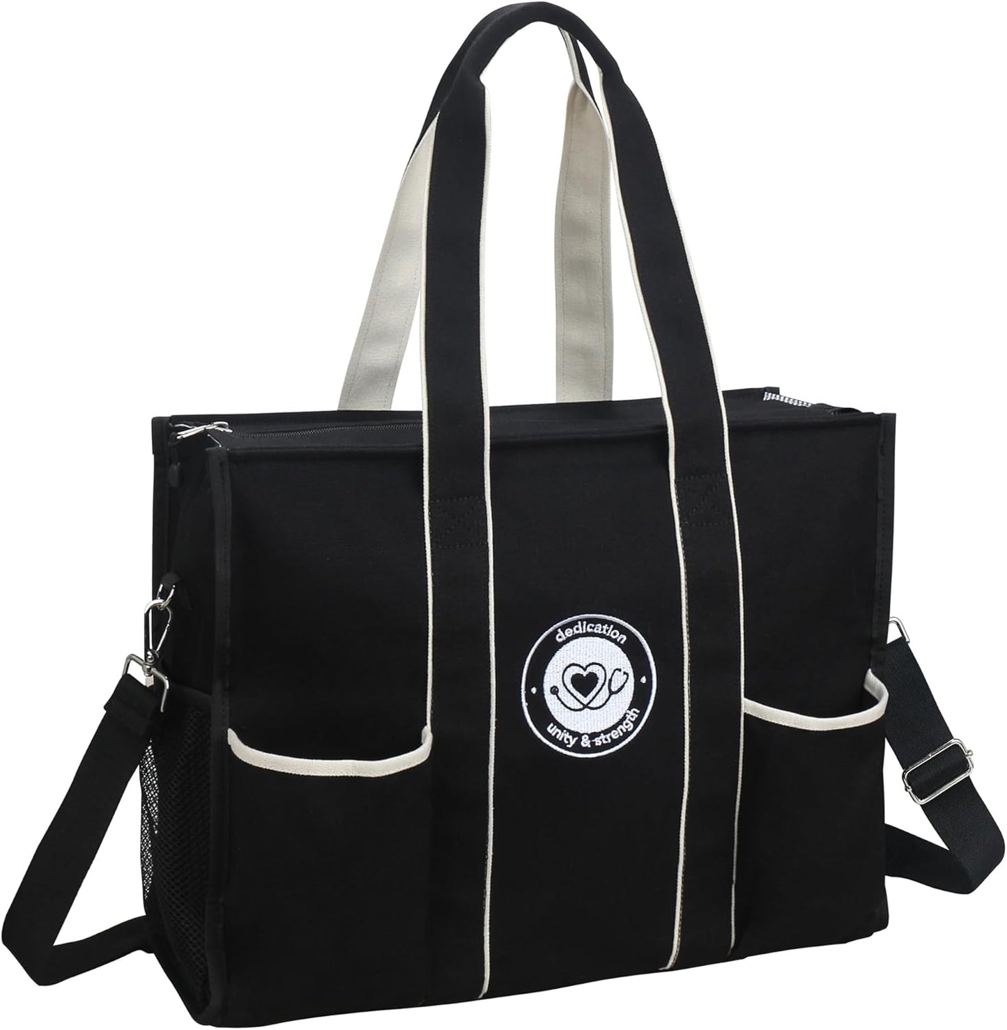 ABAMERICA Large Work Tote Bag for Women with Multiple Pockets