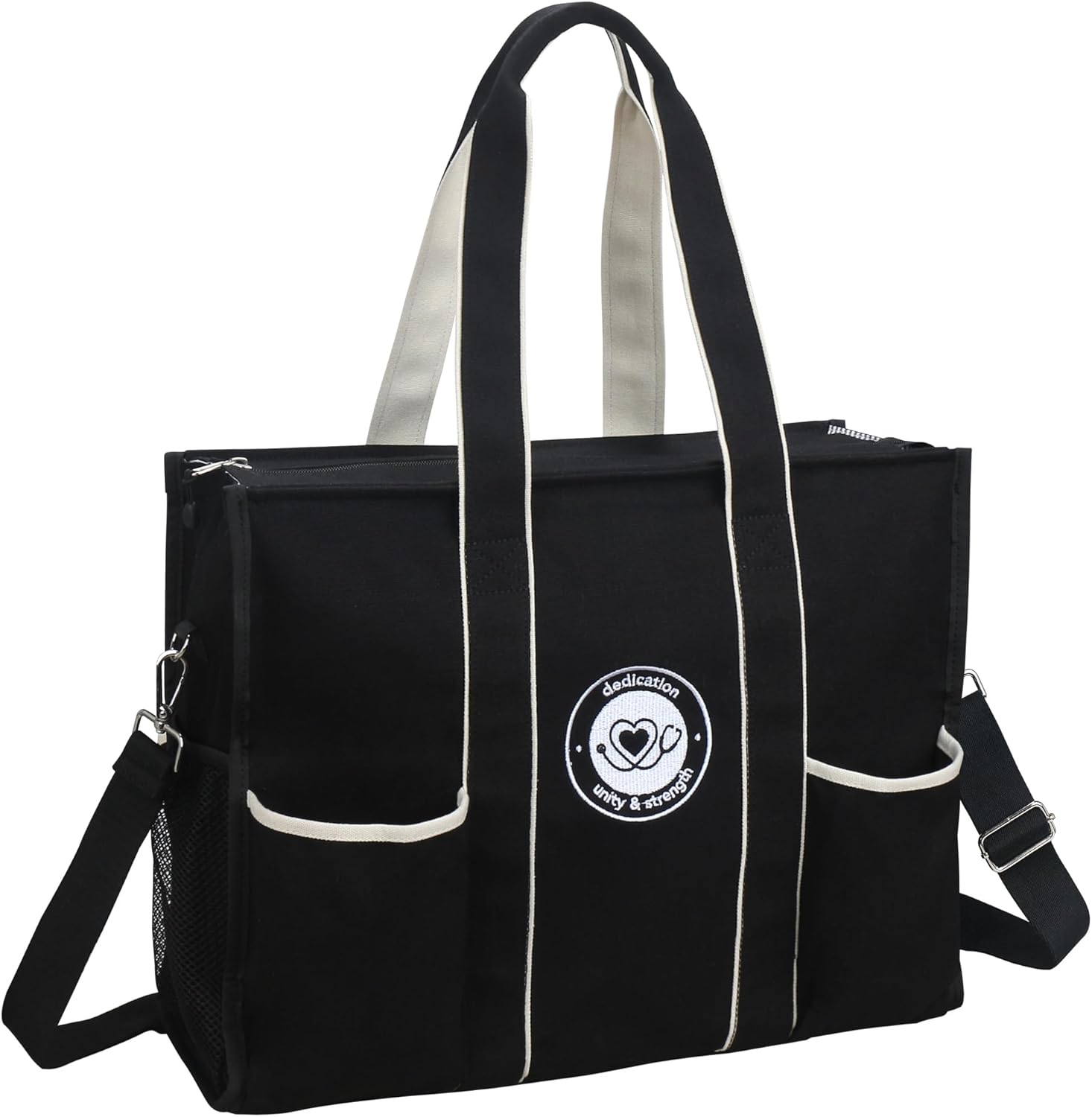 ABAMERICA Large Work Tote Bag for Women with Multiple Pockets