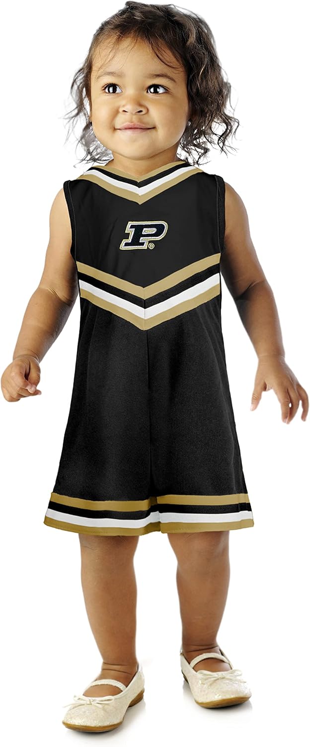 Little King NCAA Toddler Girls Cheer Jumper Dress 2T-6