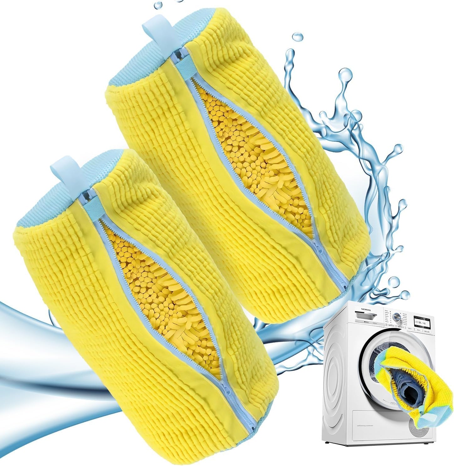 Shoe Washing Bags: Protect Shoes, 2000 Bristles