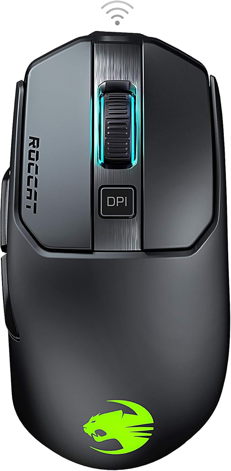 ROCCAT Kain 200 Wireless Gaming Mouse with AIMO RGB Lighting