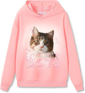 Hoodie Sweatshirts for Girls - Soft Long Sleeve Pullover Cute Print