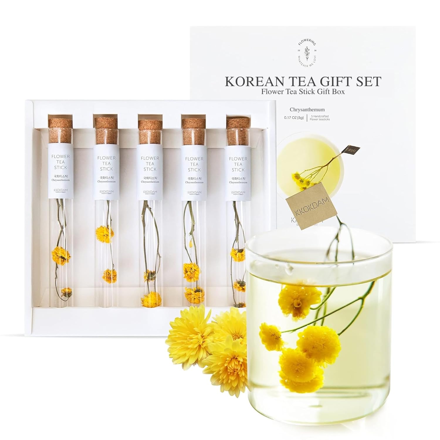 KKOKDAM Tea Gift Set - Premium Chrysanthemum Blooming Tea