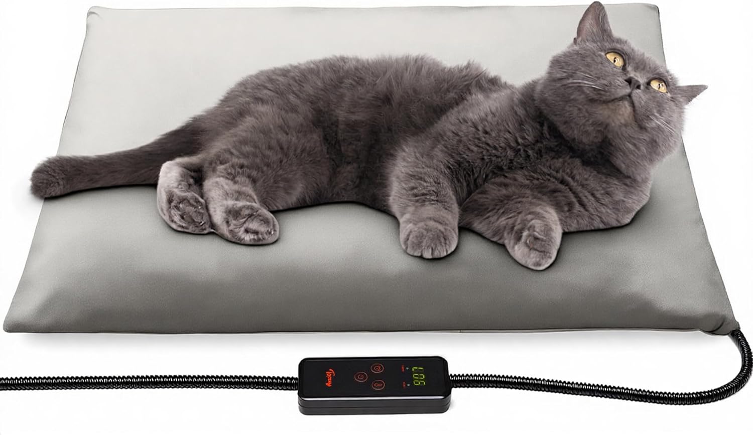 Toozey Small Pet Heating Pad with Adjustable Temperature Settings