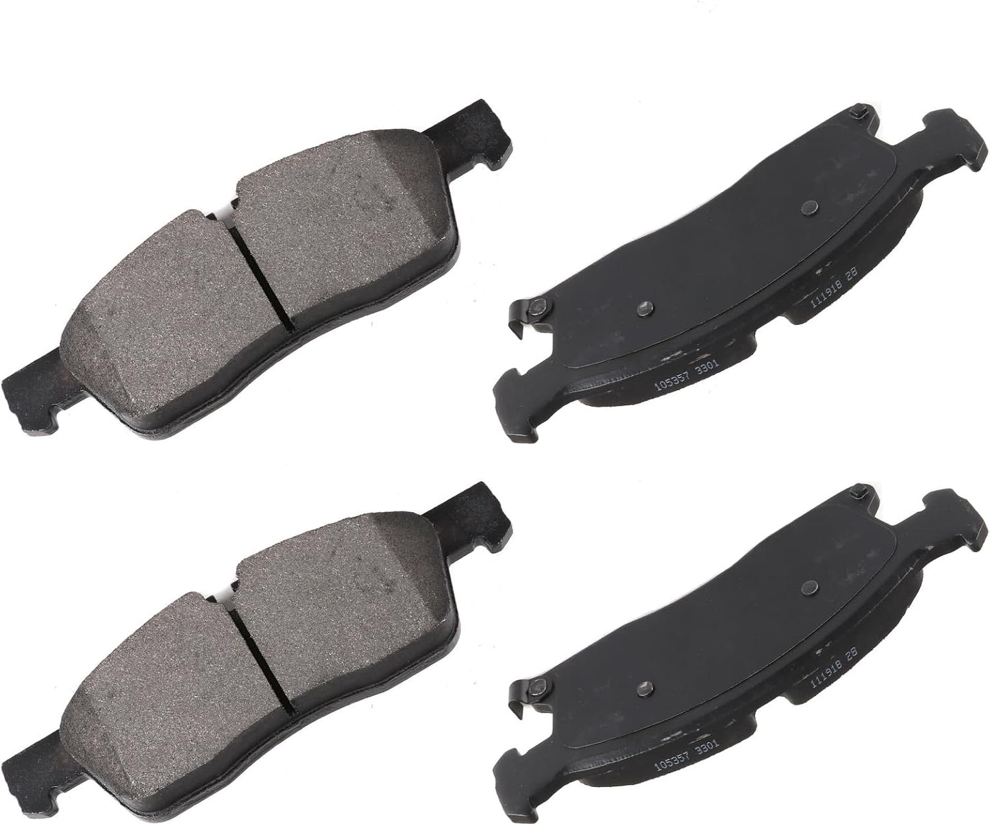 cciyu D1455 Front Ceramic Brake Pads Kits for Dodge and Jeep