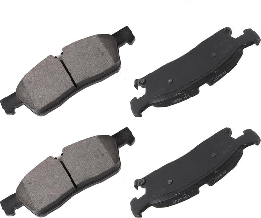 cciyu D1455 Front Ceramic Brake Pads Kits for Dodge and Jeep