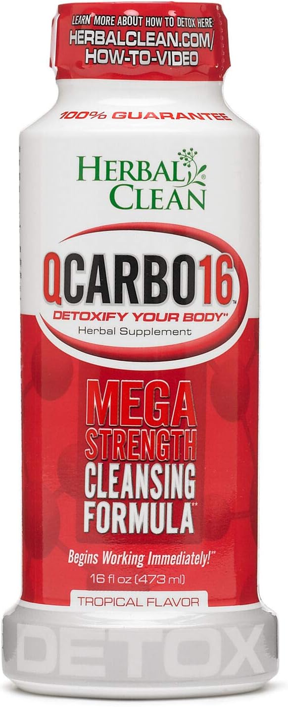 Herbal Clean Q Carbo16 Tropical Detox Drink for Body Cleanse