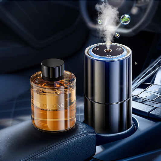 Long Lasting Smart Car Air Freshener with Star Projector by Zerain