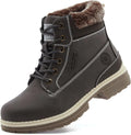 Womens Hiking Snow Winter Boots - Waterproof Warm Fur Ankle Boot
