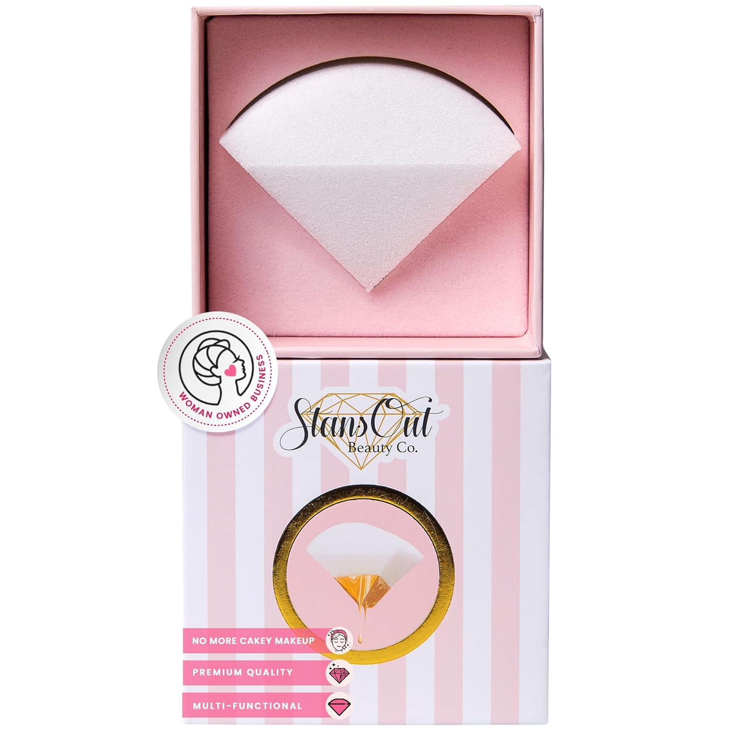 StansOut Memory Foam Makeup Blender - Airbrush Finish