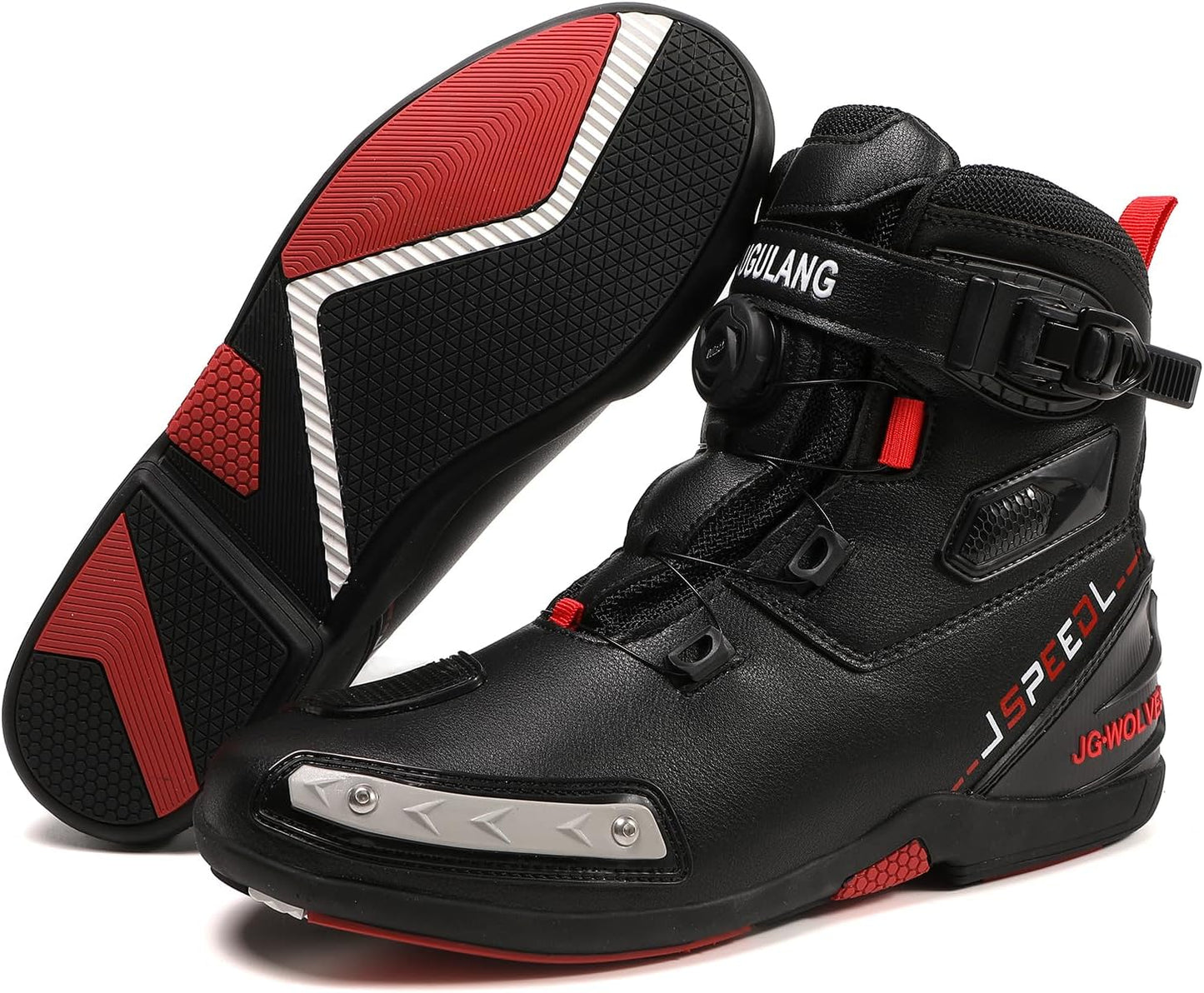 TEOKJ Motorcycle Shoes for Men and Women with Ankle Support