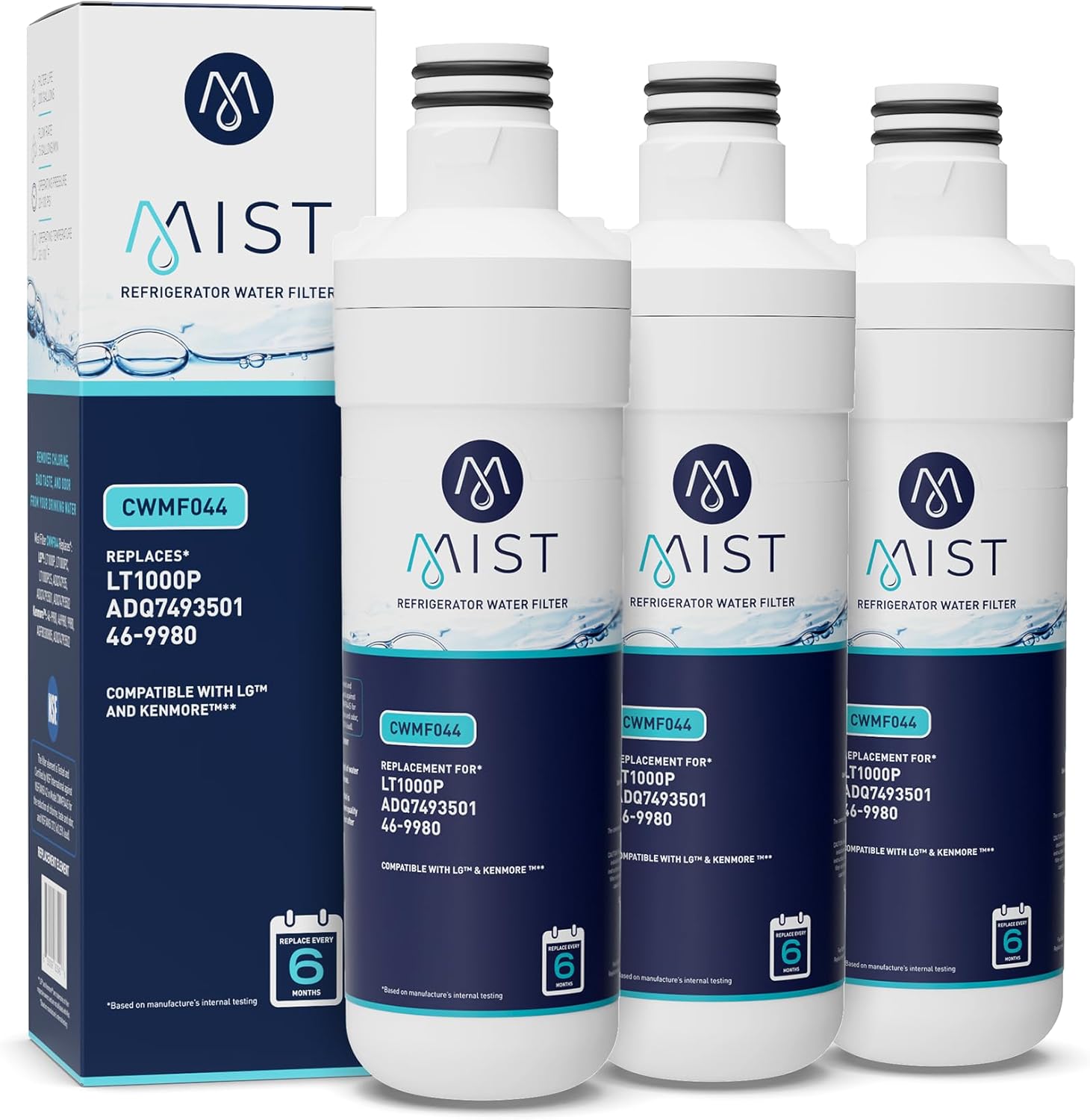 Mist LT1000P Water Filter Replacement for LG Refrigerators
