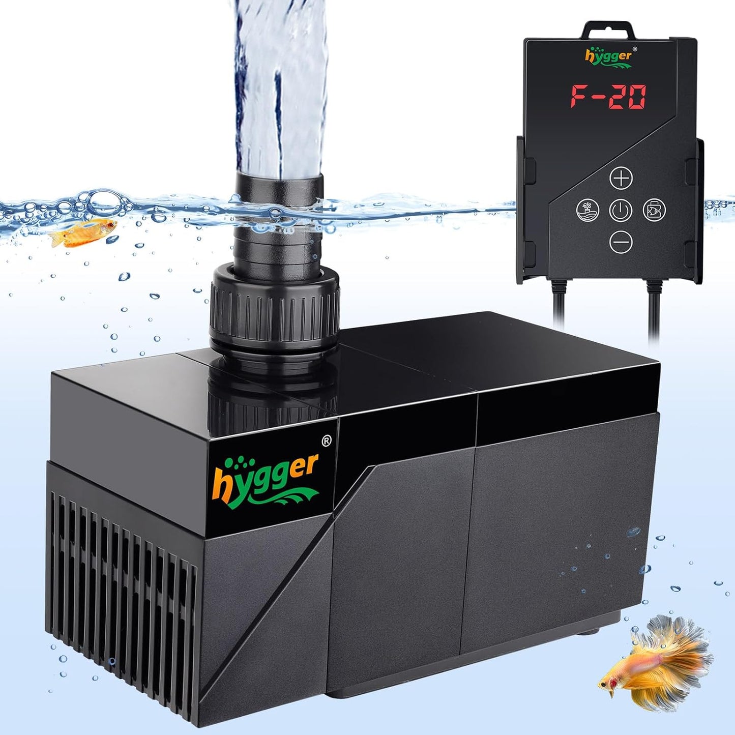 hygger 1250GPH Aquarium Water Pump with Intelligent Controller