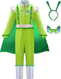 Alien costume for Kids Boys and Girls - Metallic Radium Jumpsuit