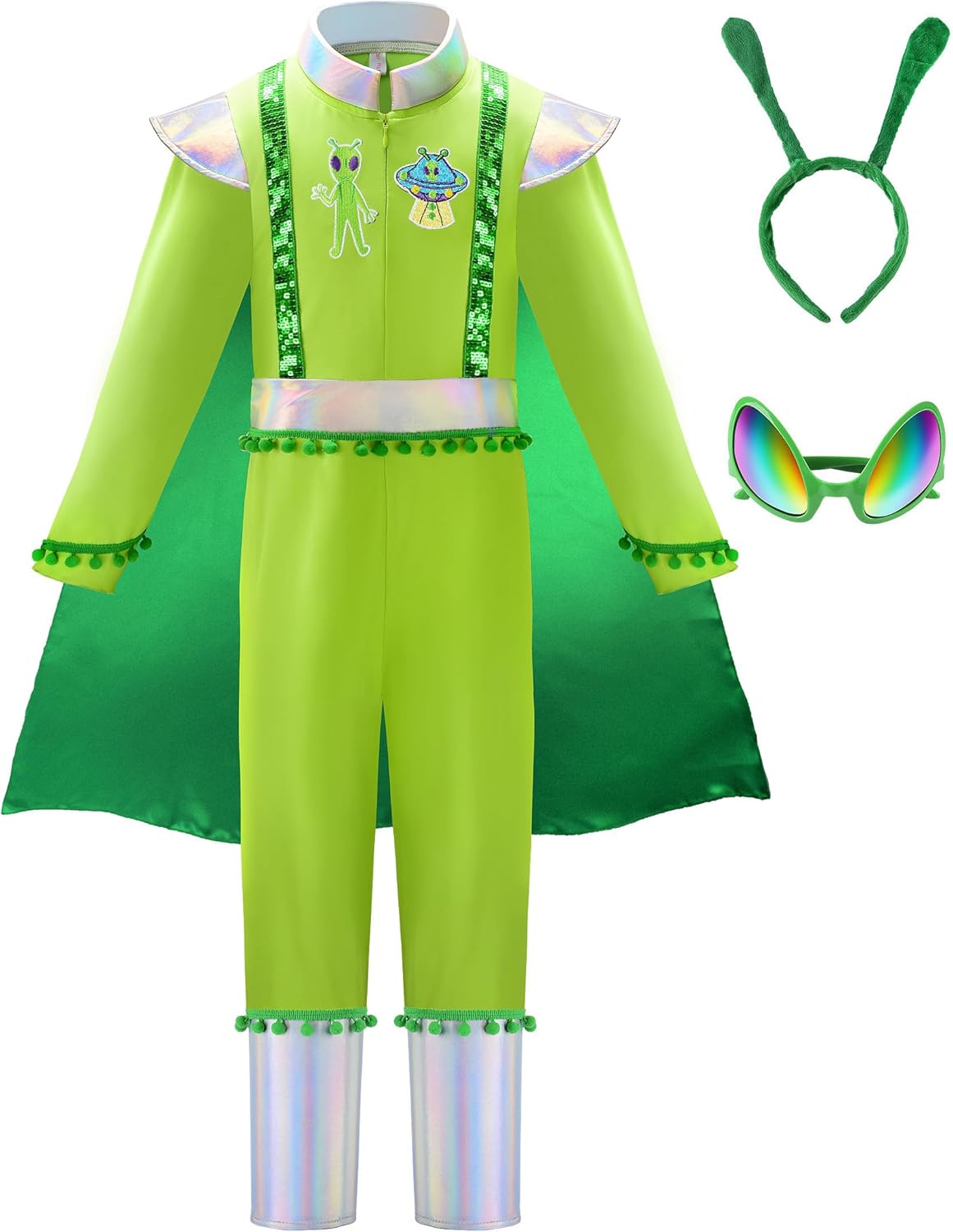 ReliBeauty Alien Costume for Kids - Perfect for Halloween Fun