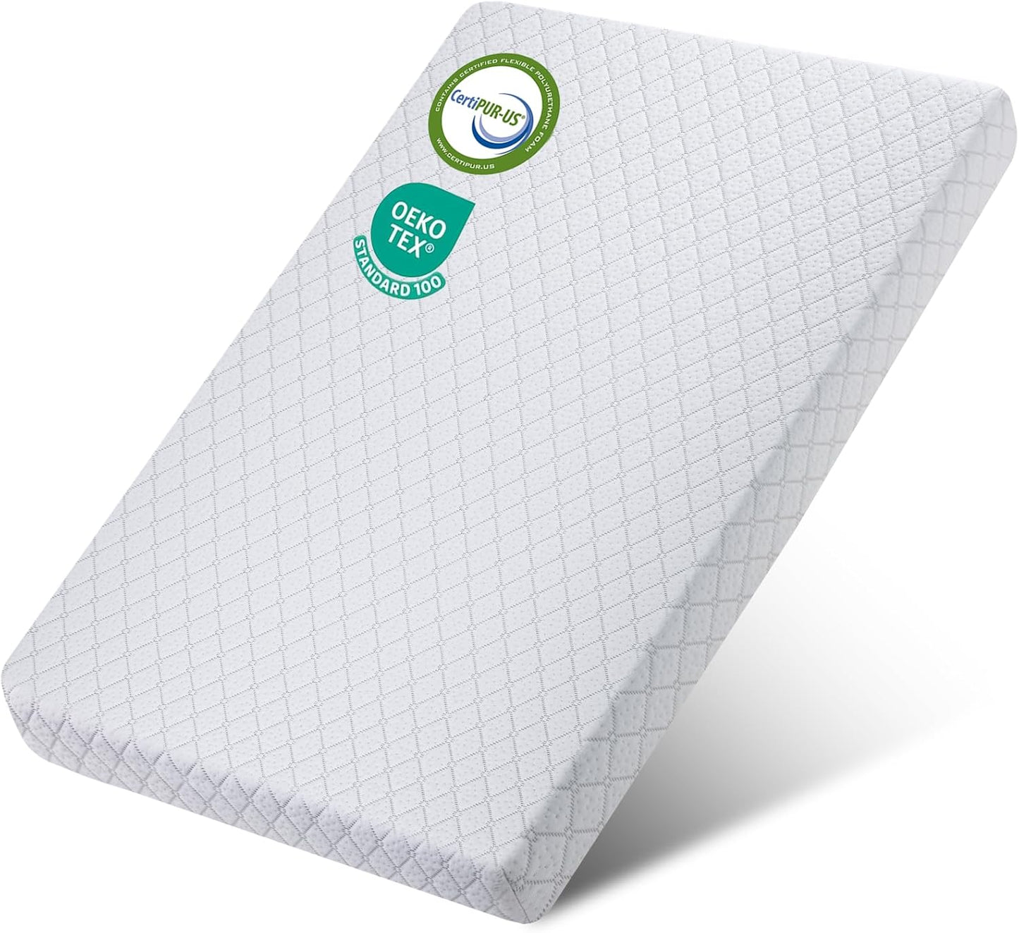 Pack and Play Mattress Pad for Baby with Dual-Sided Comfort
