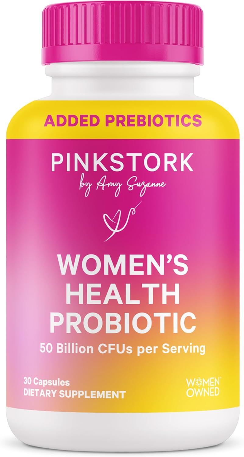 Pink Stork Womens Health Probiotic for Gut and Hormone Balance