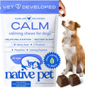 Native Pet Calming Chews for Dogs - Melatonin Sleep & Anxiety Aid