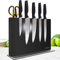 Magnetic Knife Block Double-Sided Stainless Steel - Space Saving