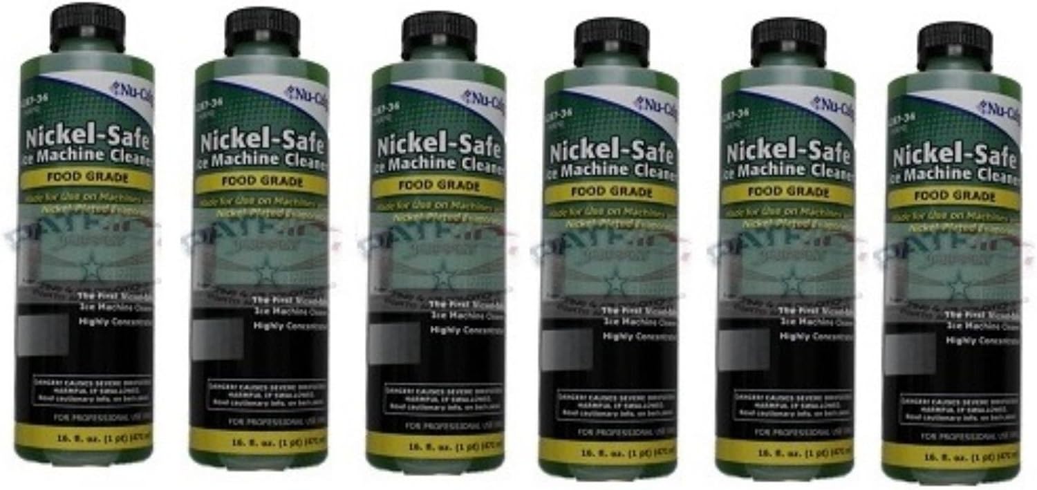 Nu-Calgon Nickel-Safe Ice Machine Cleaner 6-Pack
