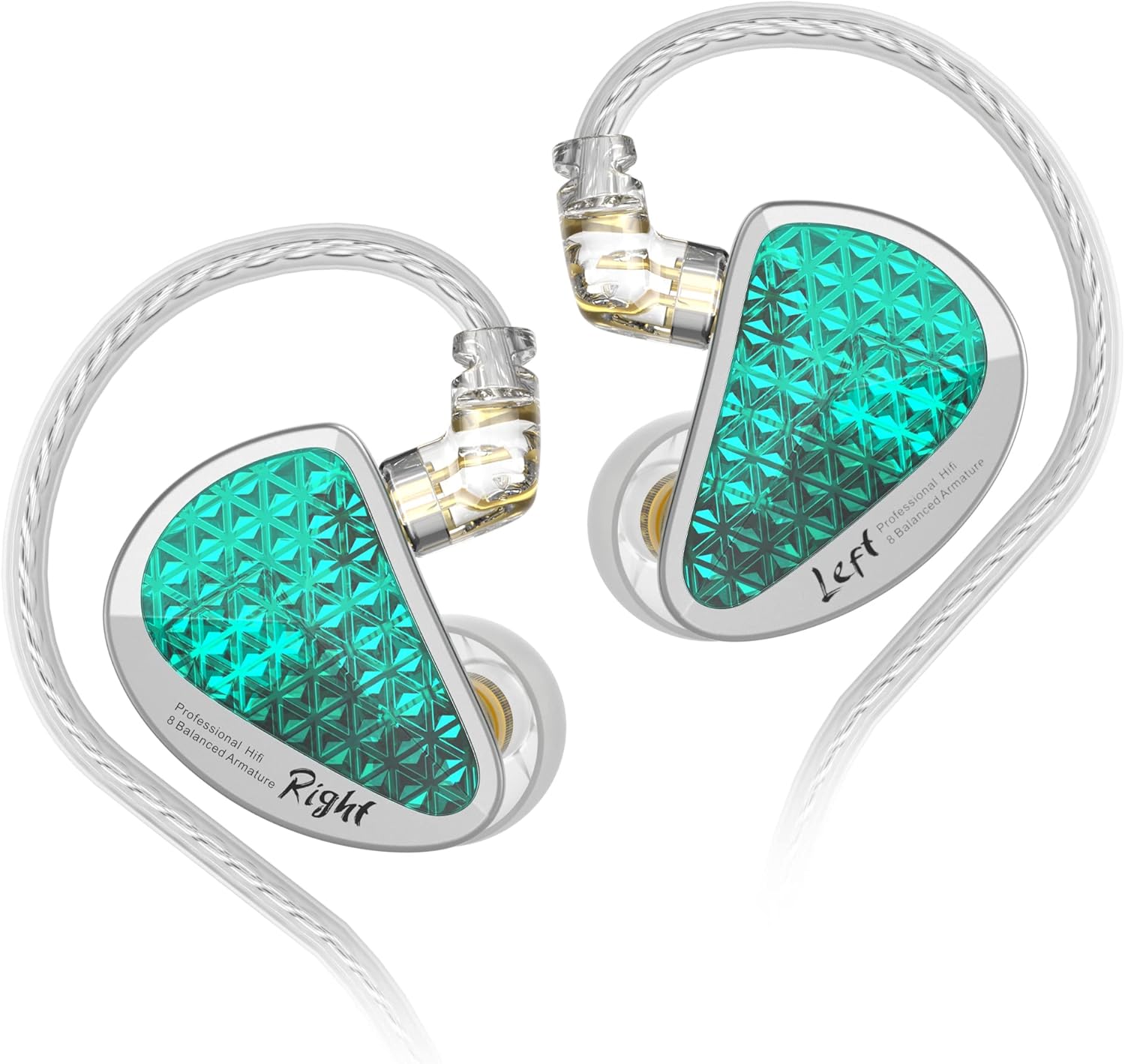 Linsoul KZ AS16 Pro Wired Earbuds with 16BA Drivers for HiFi Sound
