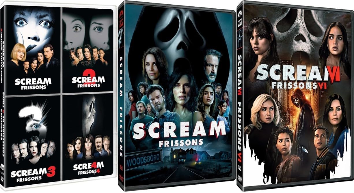 Scream Complete 1 - 6: Ultimate 4-Movie DVD Collection Bundle