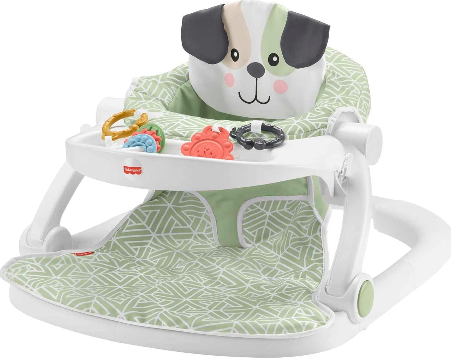 Fisher-Price Baby Portable Chair with Snack Tray and Toys