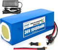 36V Ebike Battery 10Ah Built-in 20A BMS - Waterproof, Long Life