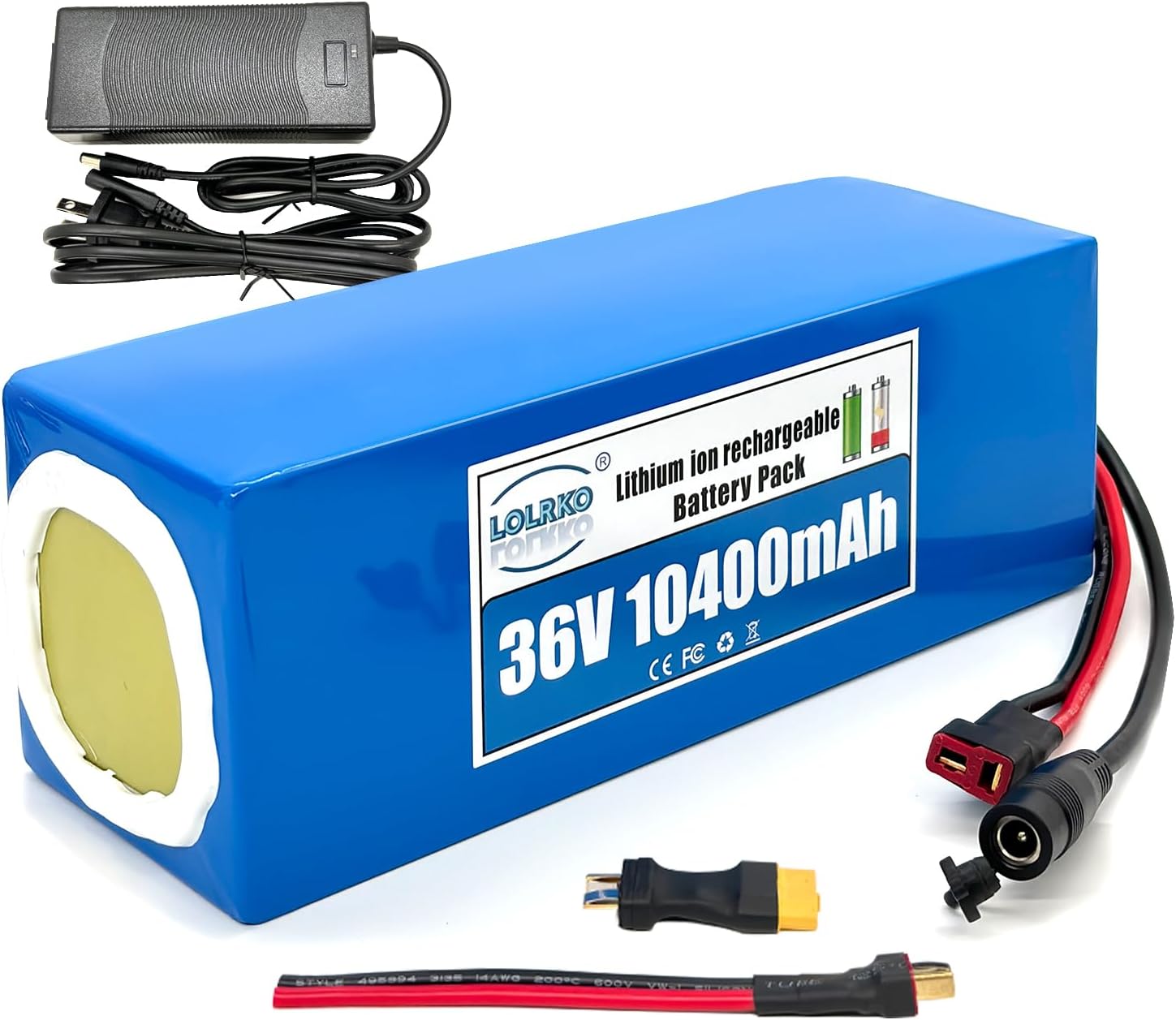 36V Ebike Battery with 20A BMS for Electric Bikes and More