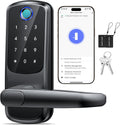 Keyless Entry Door Lock with Handle - Smart Fingerprint Deadbolt
