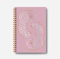 Trendy Preppy Pink Leopard Cheetah Notebook Journal - Compact 5.5x8.3