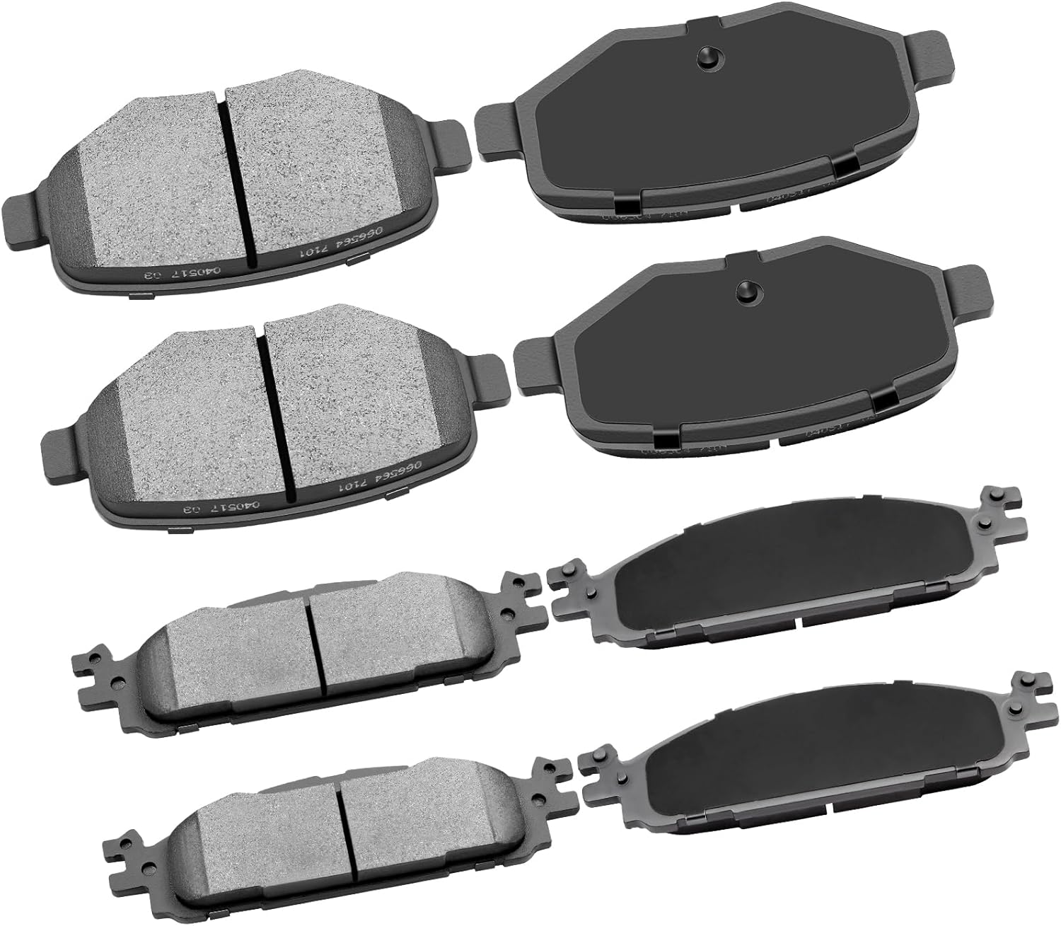 cciyu D1377 D1508 Ceramic Brake Pad Set for Ford Vehicles