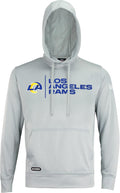 Men's Cool Grey Gametime Pullover Performance Hoodie - Rams Fan